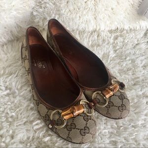 Gucci Horse-bit Ballerina flats